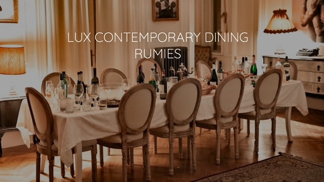 Lux Contemporary Dining Room RUMIES