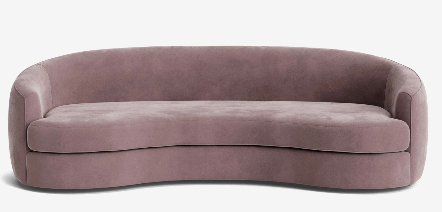 Purple Reign - Royal Purple and Lavender Luxury Contemporary Living Room interior designed RUMIE