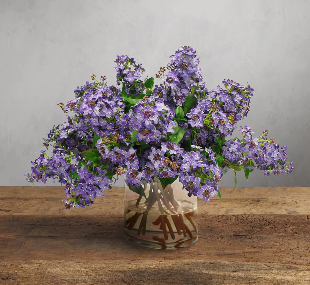 Purple Reign - Royal Purple and Lavender Luxury Contemporary Living Room interior designed RUMIE
