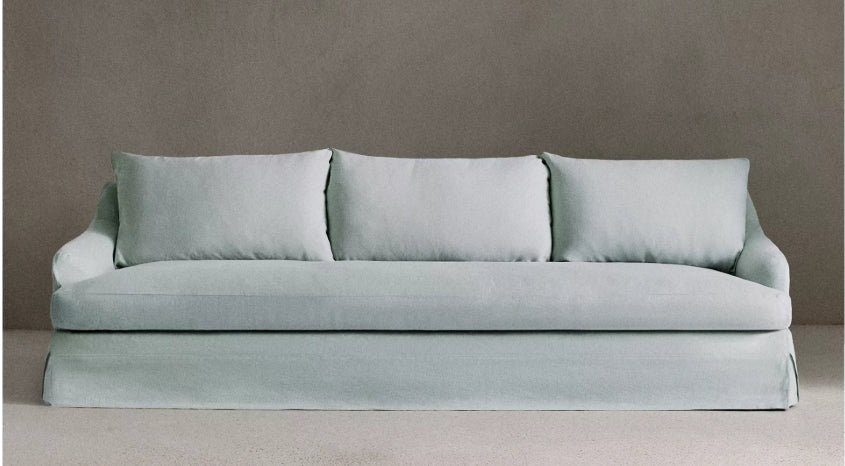 Went Coastal - Coastal Living Room design that has nothing to do with Miami
