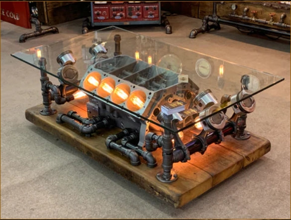 Steam Punked - Industrial Interior Design that's blowing off a little steam...punk.