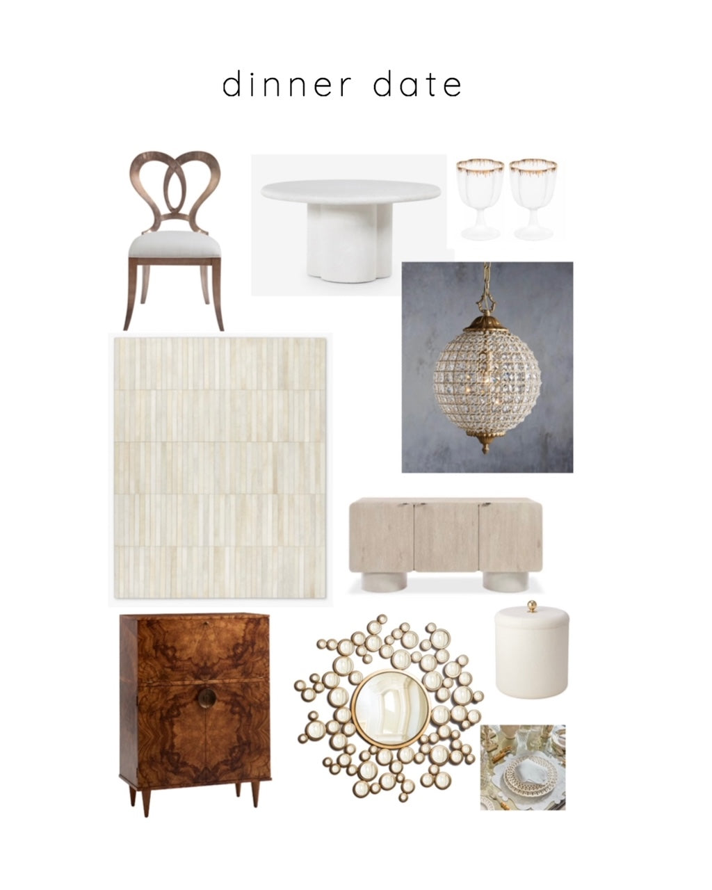 Luxury Designer Contemporary Interior Design Furniture for your best DINNER DATE