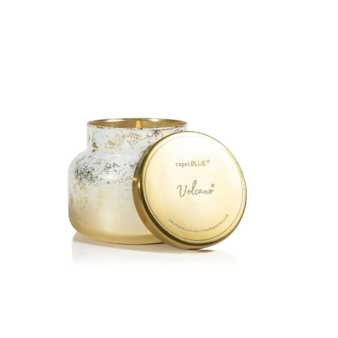Volcano Candle in Gold by Capri Blue