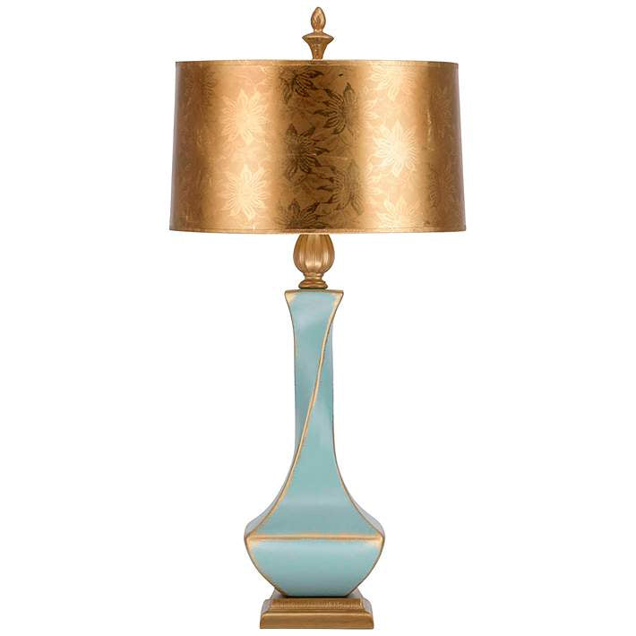 MISS FANCY PANTS - beautiful and glamorous blue and gold living room Rumie room design