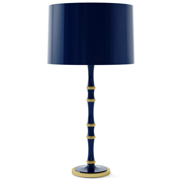 MISS FANCY PANTS - beautiful and glamorous blue and gold living room Rumie room design