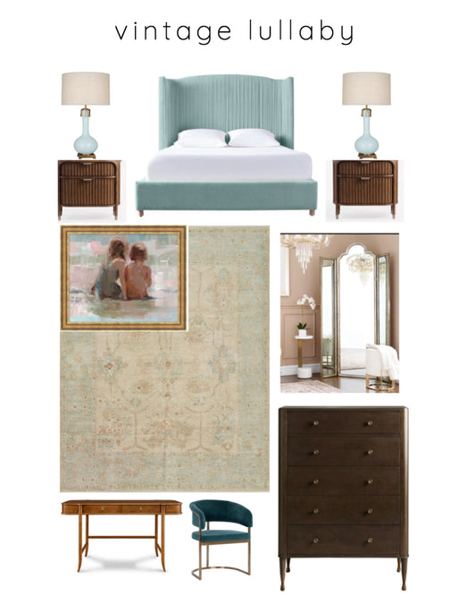 VINTAGE LULLABY - A stunning vintage styled RUMIE design with new luxury furniture with an old soul