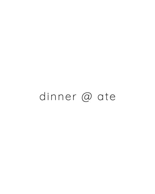 dinner at ate - dining room rumie Coming Soon