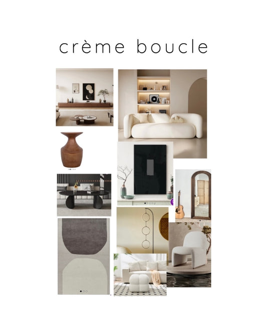 Creme Boucle - living room rumie - Coming Soon