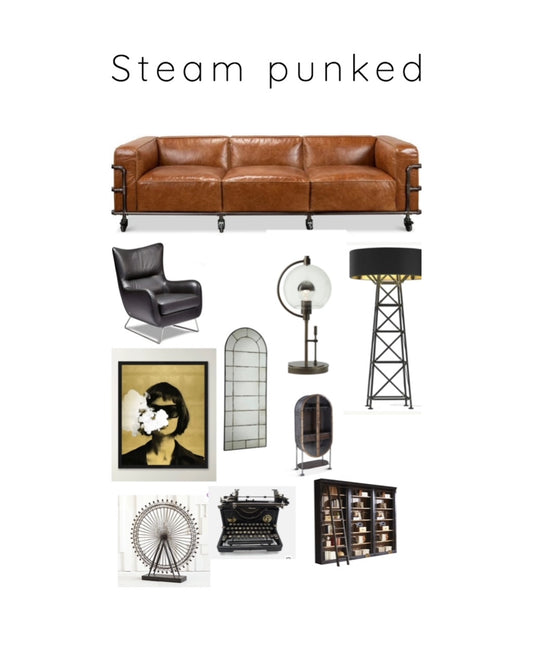 Steam Punked - Industrial Interior Design that's blowing off a little steam...punk.